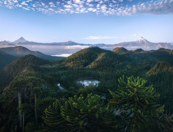 Vista de Volcanes — Pucón, Araucanía