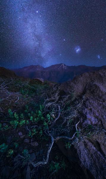 Farellones nocturno — Valle Nevado, Santiago de Chile
