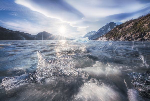 Splash!! — Torres del Paine, Patagonia