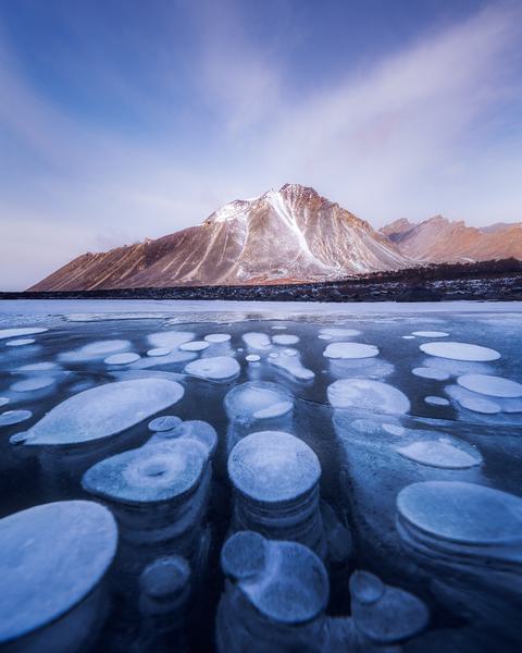 Burbujas Congeladas — Yukon, Canadá